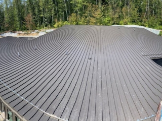 Burnaby Firehall 8 Roof Shot Under Construction