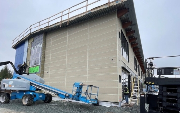 NE Latimer Elementary School siding