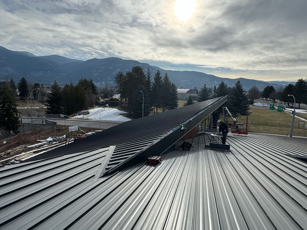 Metal Roofing on The Confluence in Castlegar